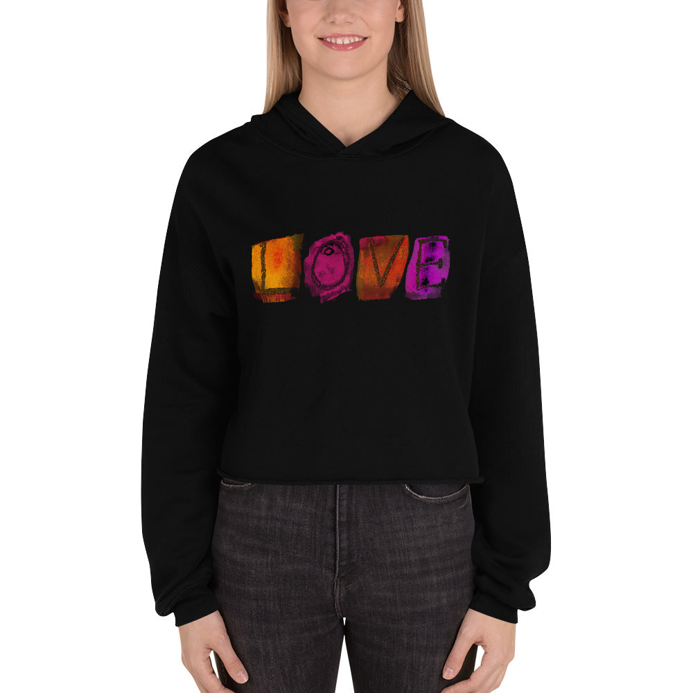 Sudadera corta LOVE