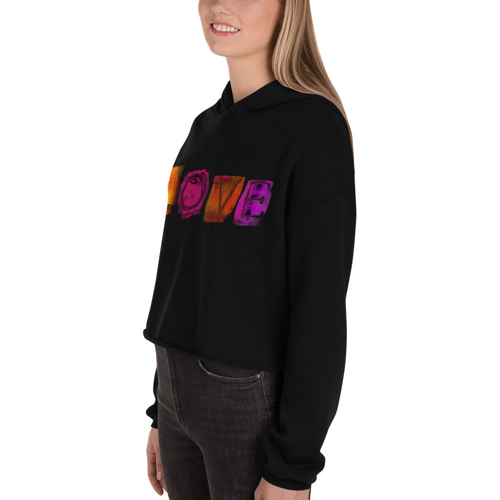 Sudadera corta LOVE