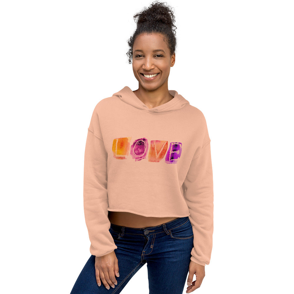 LOVE cropped sweatshirt