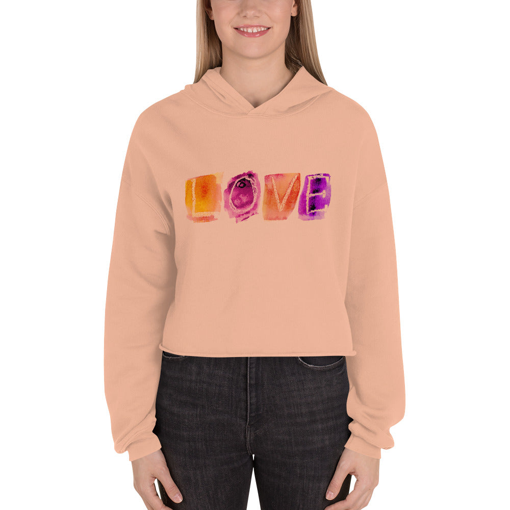 Sudadera corta LOVE