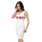 Vestido LOVE ceñido white