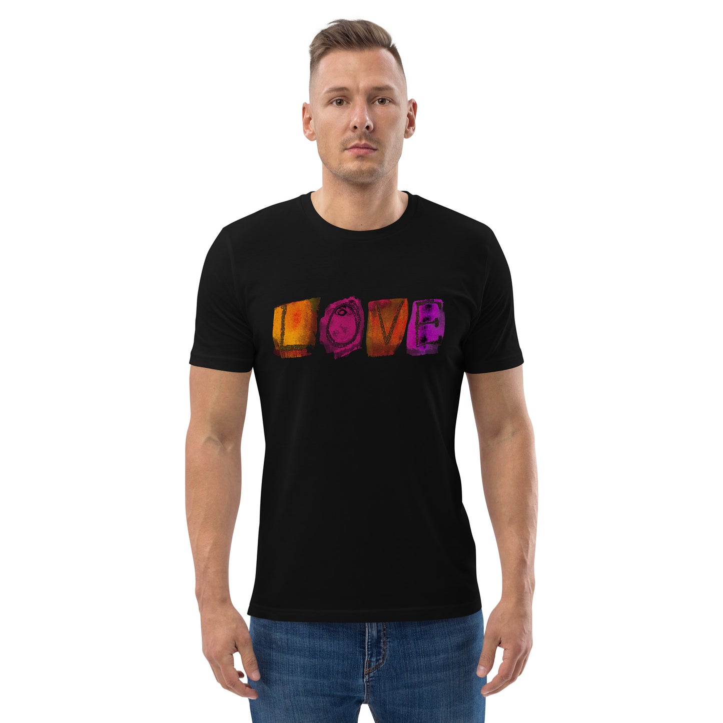 LOVE T-shirt in organic cotton unisex