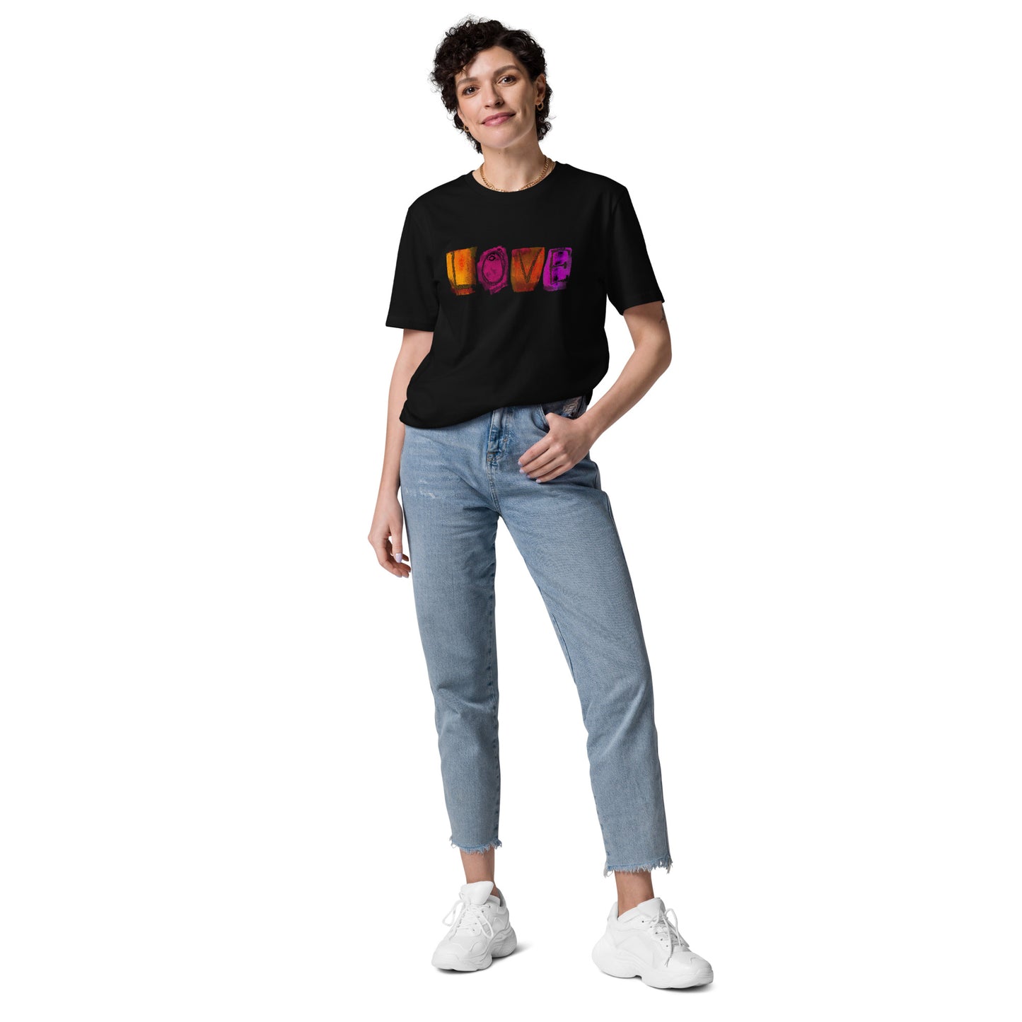 LOVE T-shirt in organic cotton unisex