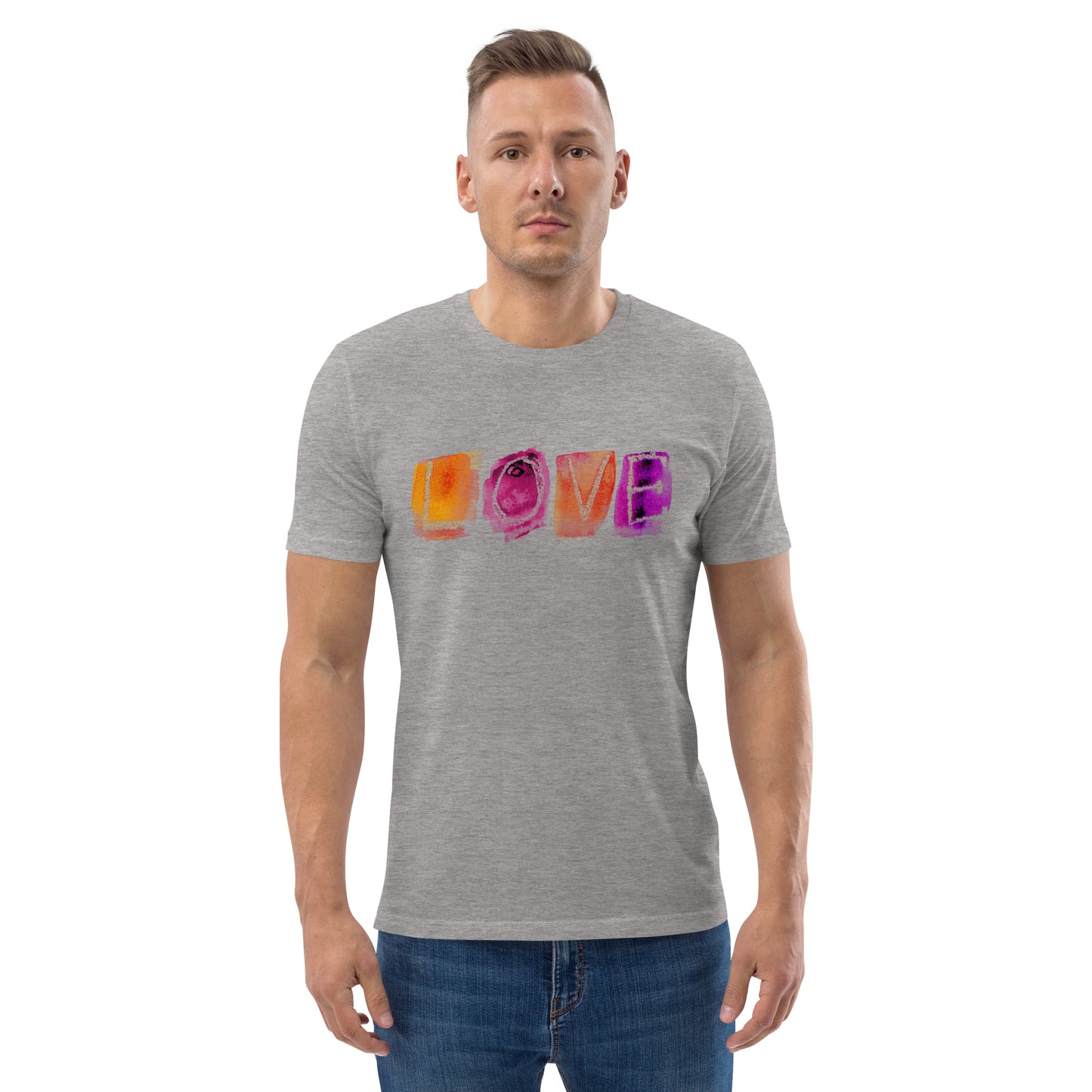 Camiseta LOVE de algodón orgánico unisex