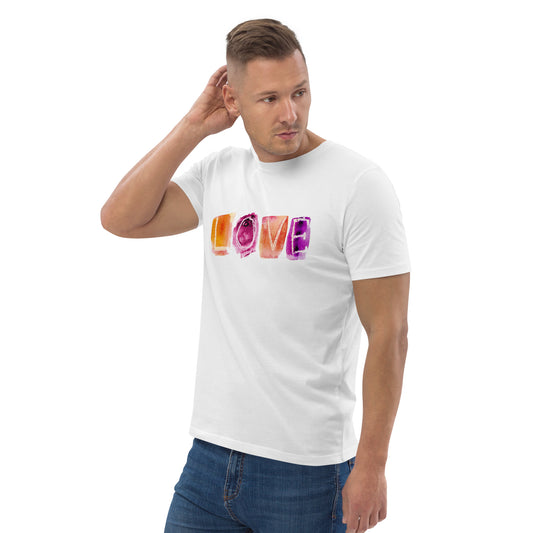 Camiseta LOVE de algodón orgánico unisex