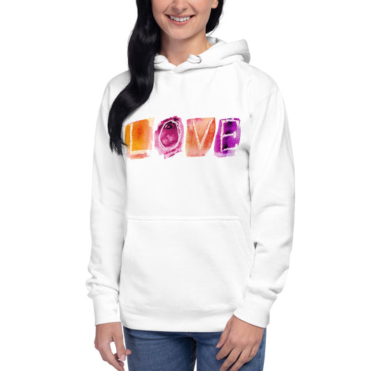 Sudadera LOVE con capucha unisex