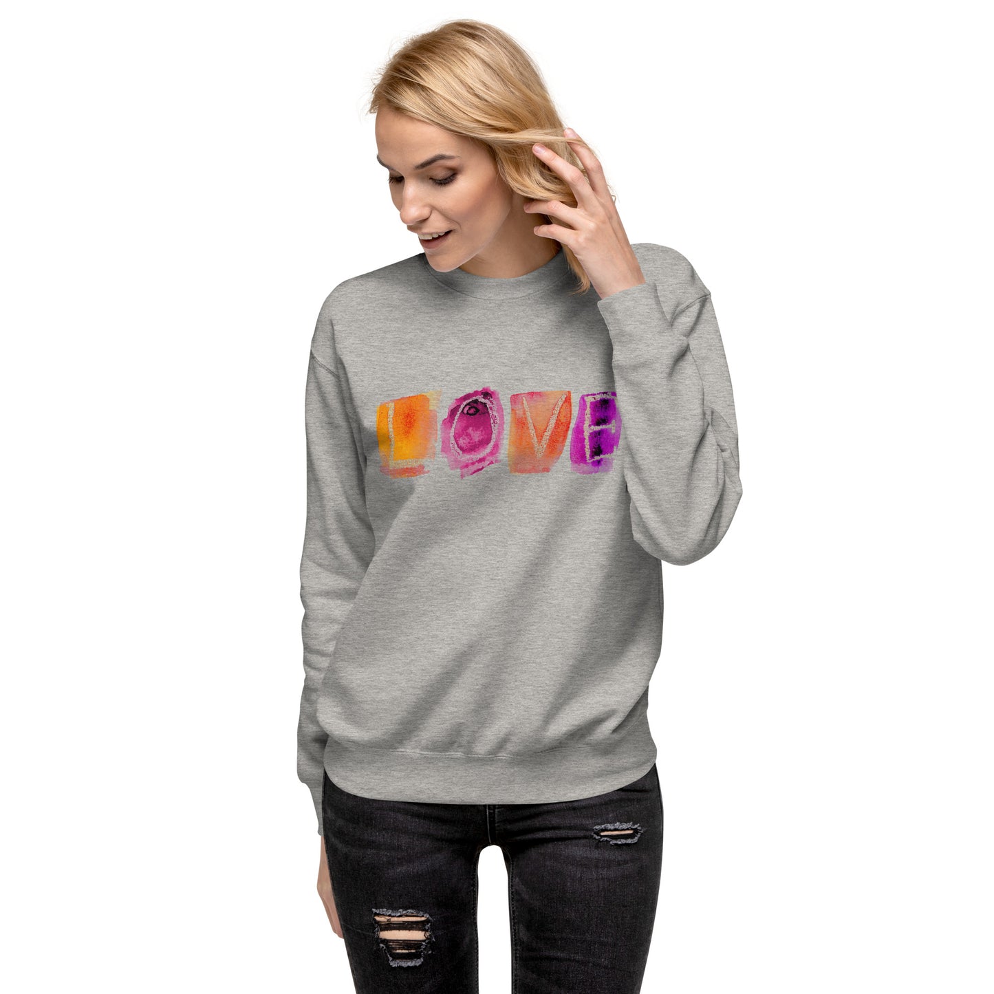 LOVE thick unisex sweatshirt