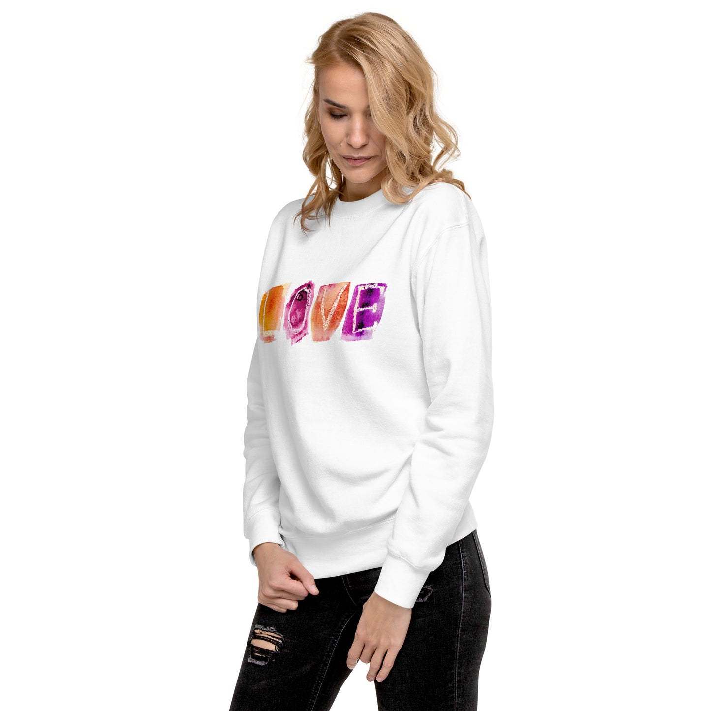 LOVE thick unisex sweatshirt