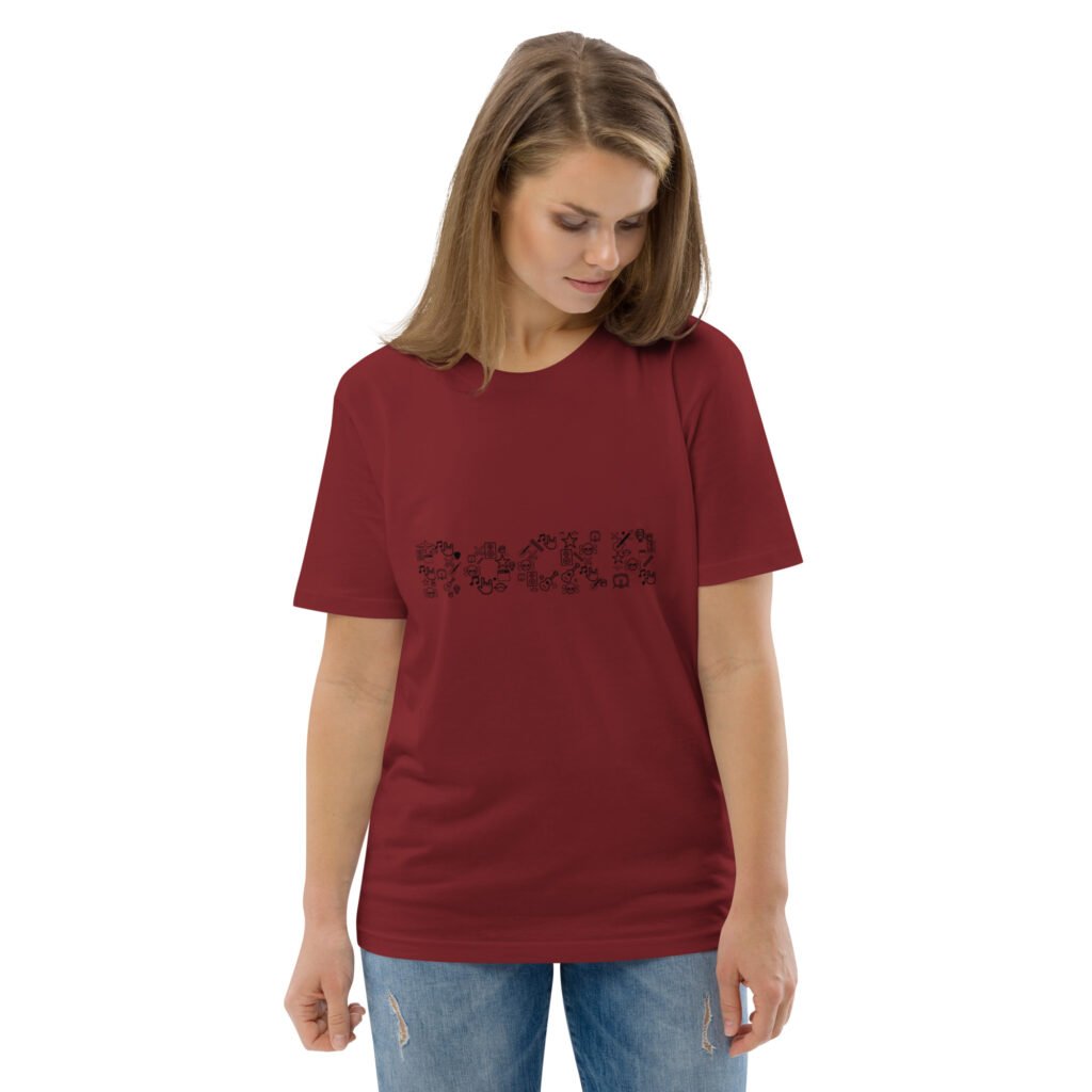 ROCKR Camiseta de algodón orgánico unisex