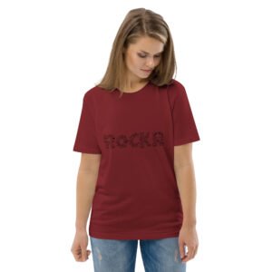 ROCKR Camiseta de algodón orgánico unisex